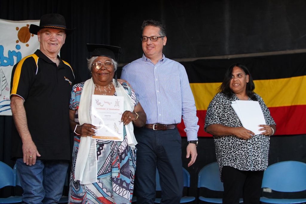 Jack Beetson, graduate Jedda Flick, Cuban Ambassador Ariel Lorenzo Rodriguez and coordinator Katy Jasper.