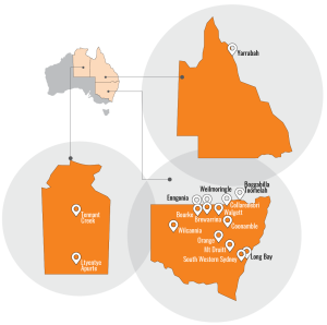 Map of campains as of March 2024